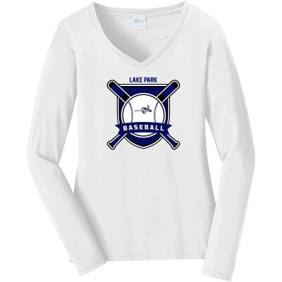 Women's Long Sleeve Fan Favorite V-Neck Tee