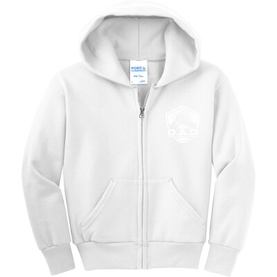 Youth Core Fleece Full-Zip Hooded Sweatshirt