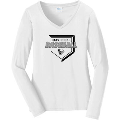 Women's Long Sleeve Fan Favorite V-Neck Tee