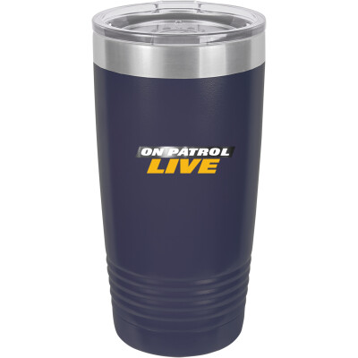 On Patrol: Live Double Insulated Polar Camel 20oz Tumbler (Color Logo)