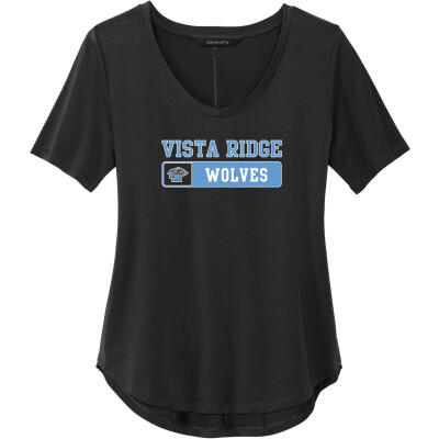 Women's Stretch Jersey Relaxed Scoop Tee