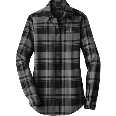 PORT AUTHORITY Women's Plaid Flannel Shirt (EMB)