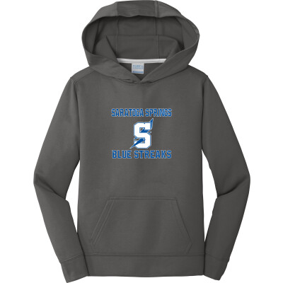 Youth Performance Fleece Pullover Hooded Sweatshirt