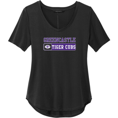 Women's Stretch Jersey Relaxed Scoop Tee
