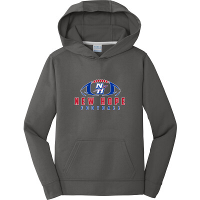 Youth Performance Fleece Pullover Hooded Sweatshirt