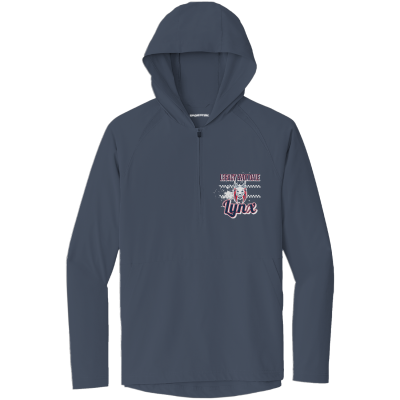 Repeat 1/2-Zip Long Sleeve Hooded Jacket