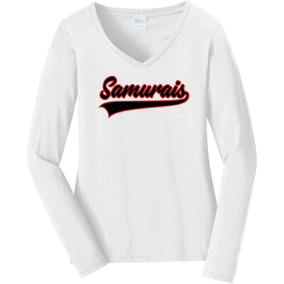 Women's Long Sleeve Fan Favorite V-Neck Tee