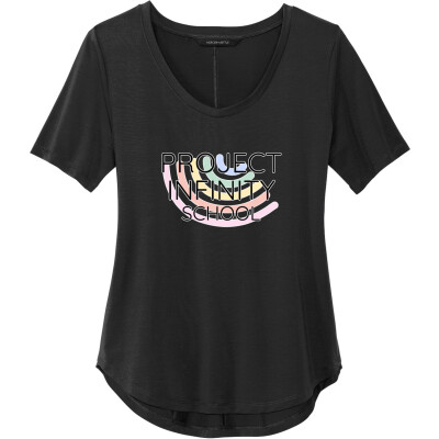 Women's Stretch Jersey Relaxed Scoop Tee