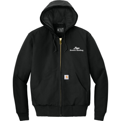 Carhartt Quilted-Flannel-Lined Duck Active Jac
