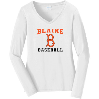Women's Long Sleeve Fan Favorite V-Neck Tee
