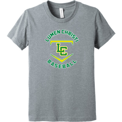 Bella+Canvas Youth Heather CVC Tee