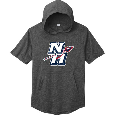 Tri-Blend Wicking Short Sleeve Hoodie