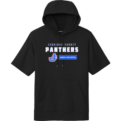 Performance Fleece Short-Sleeve Hooded Pullover