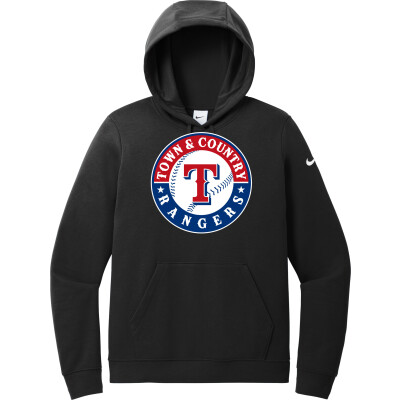 Nike Women's Club Fleece Sleeve Swoosh Pullover Hoodie