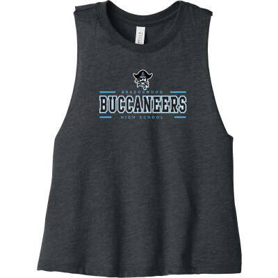 Bella+Canvas Women’s Racerback Cropped Tank