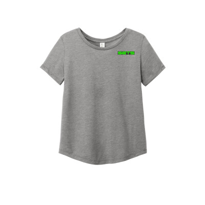 ALLMADE Women's Relaxed Tri-Blend Scoop Neck Tee - AL2015 (EMB)