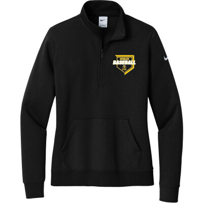 Nike Women's Club Fleece Sleeve Swoosh 1/2-Zip