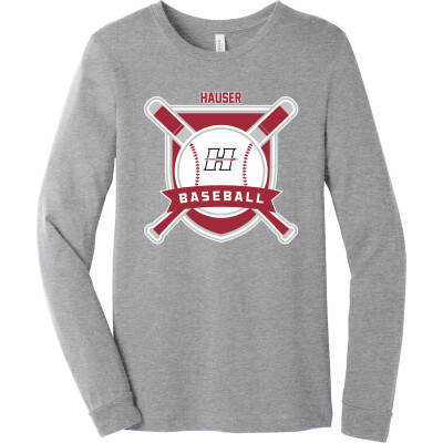 Bella+Canvas Unisex Heather CVC Long Sleeve Tee