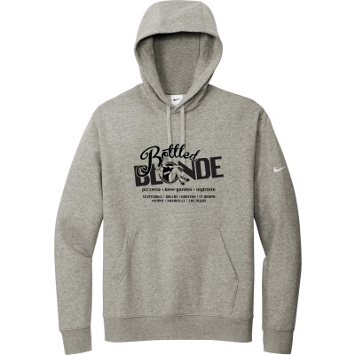 Nike Fleece Sleeve Swoosh Pullover Hoodie