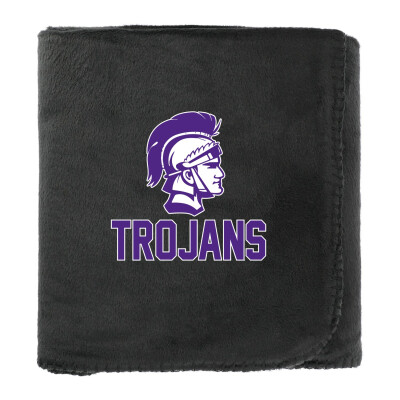 100% Recycled PET Fleece Blanket with RPET Pouch