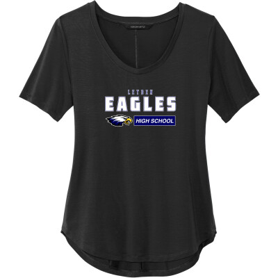 Women's Stretch Jersey Relaxed Scoop Tee