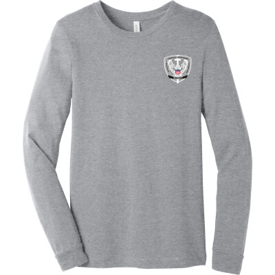 CRITICAL SYNTHESIS SECURITY Unisex Heather CVC Long Sleeve Tee