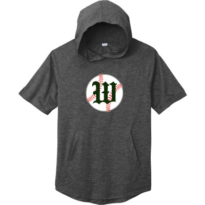 Tri-Blend Wicking Short Sleeve Hoodie