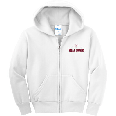 Youth Core Fleece Full-Zip Hooded Sweatshirt