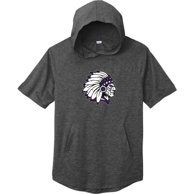 Tri-Blend Wicking Short Sleeve Hoodie