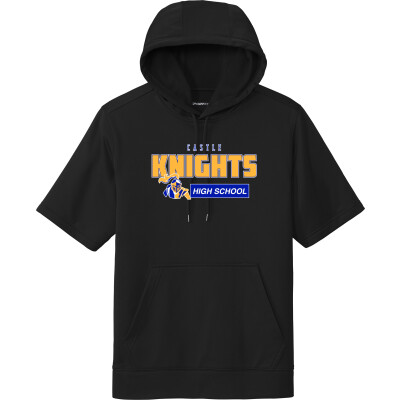 Performance Fleece Short-Sleeve Hooded Pullover