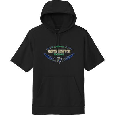 Performance Fleece Short Sleeve Hooded Pullover