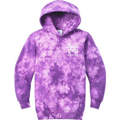 Hustle Basketball Youth Tie-Dye Pullover Hoodie