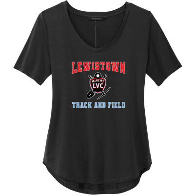 Women's Stretch Jersey Relaxed Scoop Tee