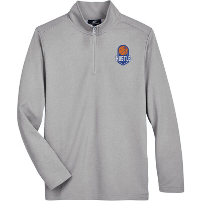 Hustle Embroidered Men's 1/4 Zip