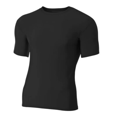 A4 Youth Short Sleeve Compression Crew