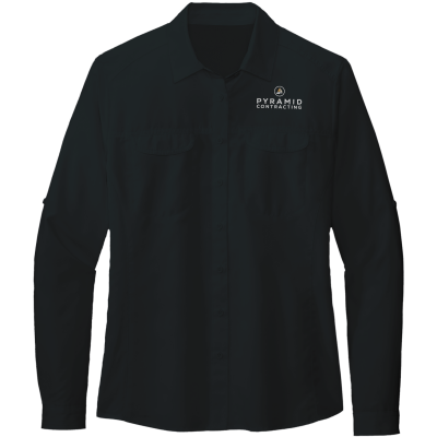 Port Authority Women's Long Sleeve UV Daybreak Shirt (EMB)