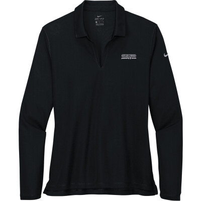 Nike Women's Dri-FIT Micro Pique 2.0 Long Sleeve Polo