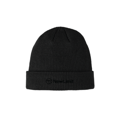 NewLimit Tone-On-Tone Embroidered Beanie