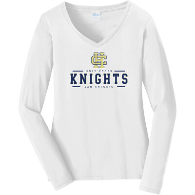 Women's Long Sleeve Fan Favorite V-Neck Tee