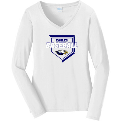 Women's Long Sleeve Fan Favorite V-Neck Tee