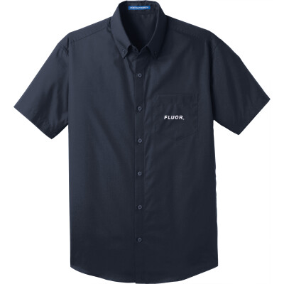 Short Sleeve Carefree Poplin Shirt