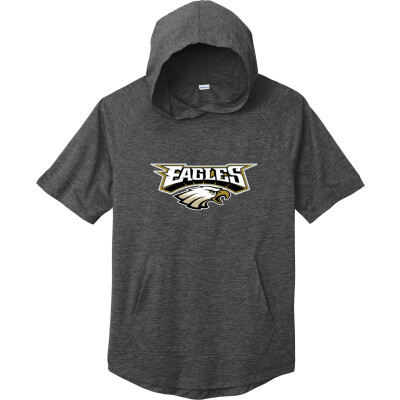 Tri-Blend Wicking Short Sleeve Hoodie