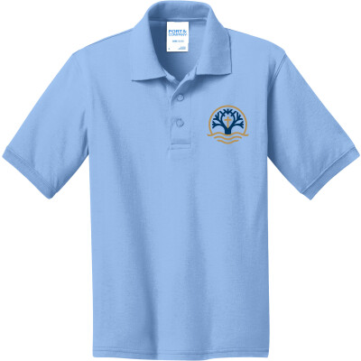 Youth Polo W/ Logo - DTF
