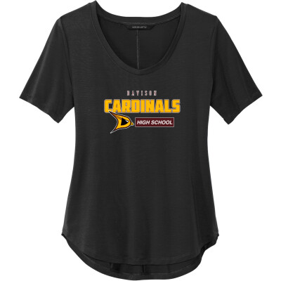 Women's Stretch Jersey Relaxed Scoop Tee