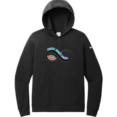 Nike Women's Club Fleece Sleeve Swoosh Pullover Hoodie