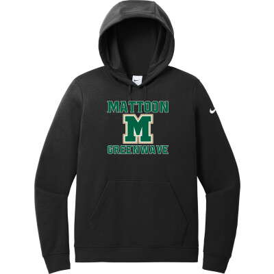 Nike Women's Club Fleece Sleeve Swoosh Pullover Hoodie