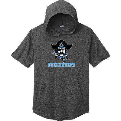 Tri-Blend Wicking Short Sleeve Hoodie