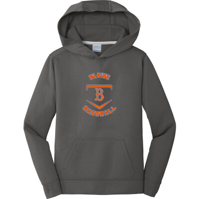 Youth Performance Fleece Pullover Hooded Sweatshirt