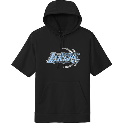 Performance Fleece Short-Sleeve Hooded Pullover