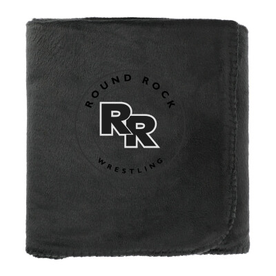 100% Recycled PET Fleece Blanket with RPET Pouch